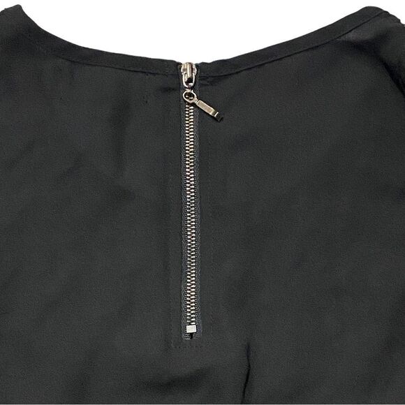 My Michelle Black and White Embroidered Tank Top - Picture 6 of 7